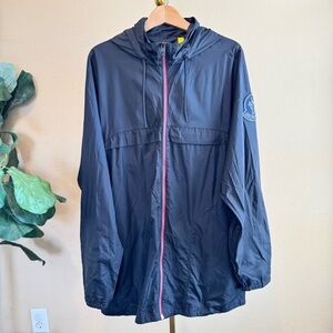 MONCLER GENIUS CHAHED Black Nylon Hooded Windbreaker Jacket – Size 4 (Mens L/XL)
